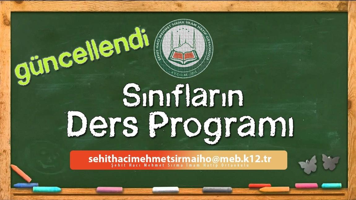 GÜNCEL!! 08/03/2021 Tarihinden İtibaren uygulanacak ders programları.